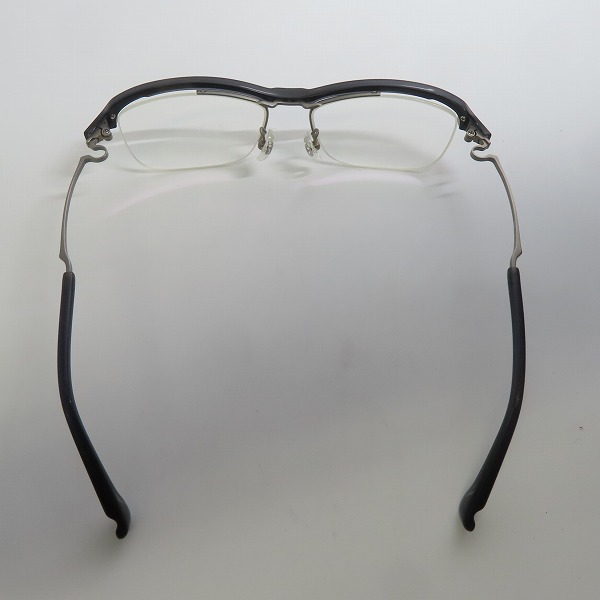 実際に弊社で買取させて頂いた999.9/フォーナインズ チタンフレーム 度入り眼鏡 ブラック M-31 の画像 3枚目