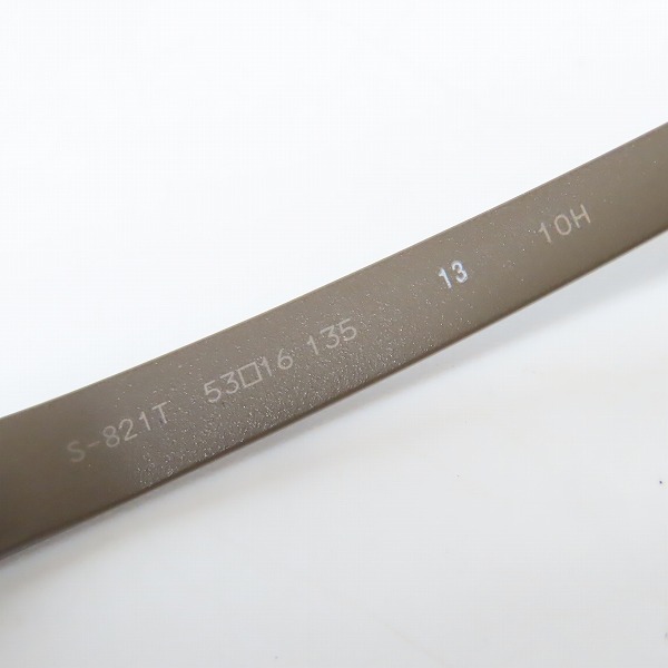 実際に弊社で買取させて頂いた999.9/フォーナインズ アイウェア/メガネフレーム S-821Tの画像 6枚目