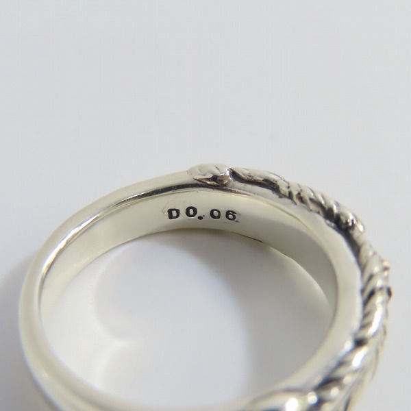 実際に弊社で買取させて頂いたBloody Mary/ブラッディマリー マグノリア リング w/ダイヤモンド 15号の画像 7枚目