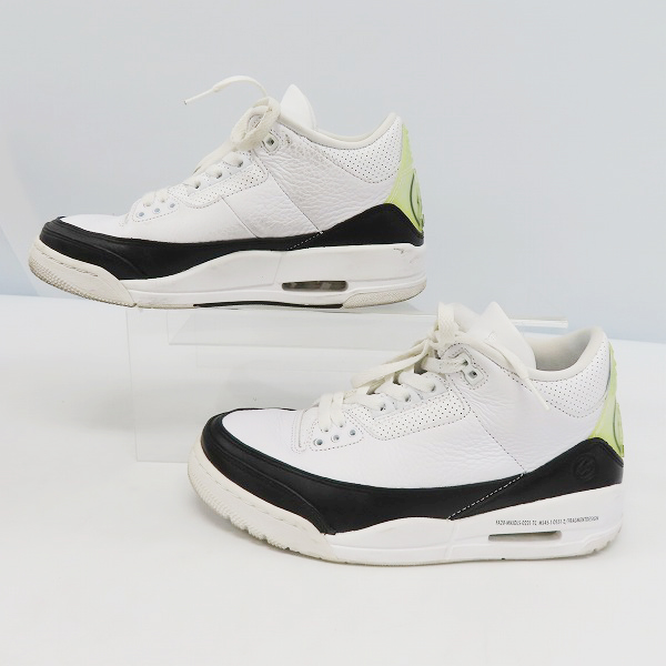 実際に弊社で買取させて頂いたFRAGMENT DESIGN×NIKE/フラグメントデザイン×ナイキ AIR JORDAN 3 エアジョーダン3 DA3595-100/25の画像 3枚目
