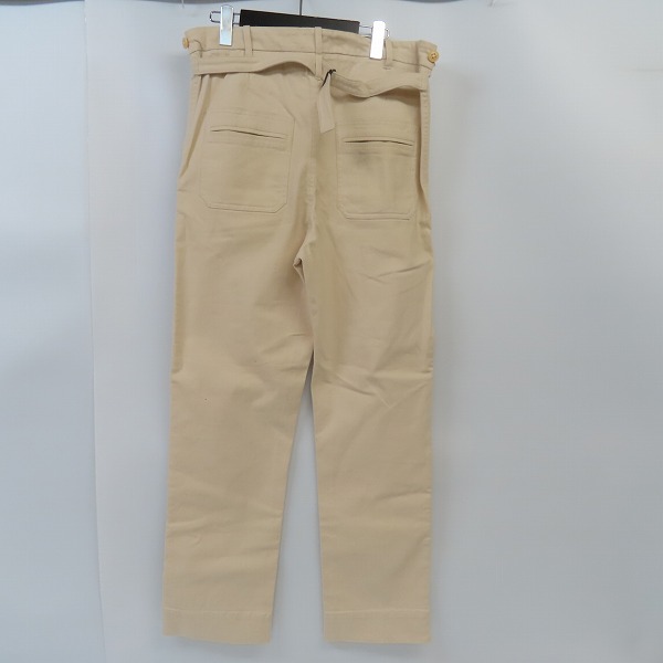 実際に弊社で買取させて頂いたANN DEMEULEMEESTER/アン ドゥムルメステール コットンパンツ シンチバック/XSの画像 1枚目