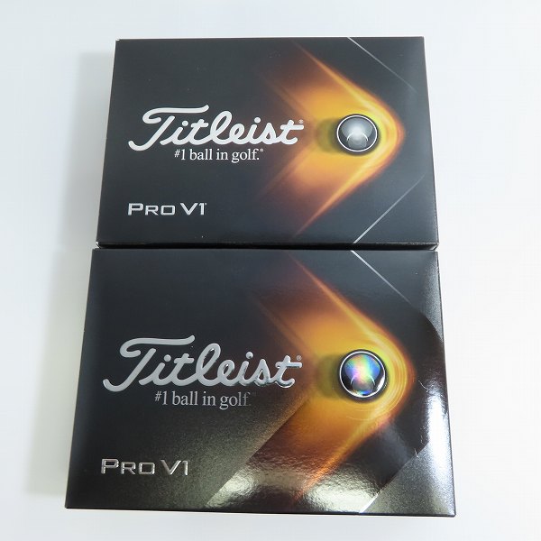 実際に弊社で買取させて頂いた(1)【未使用/オウンネーム】Titleist/タイトリスト PRO V1 ゴルフボール 2ダースの画像 4枚目