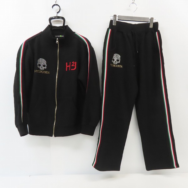 実際に弊社で買取させて頂いたHYDROGEN/ハイドロゲン スカル ラインストーン 上下セットアップ ジャージ /L