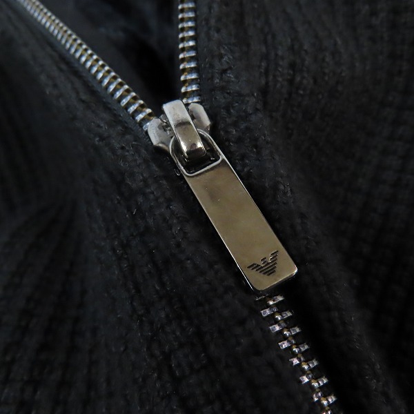 実際に弊社で買取させて頂いたEMPORIO ARMANI/エンポリオアルマーニ ファー ニット パーカー/ジャケット P1R320 P1500/48の画像 6枚目