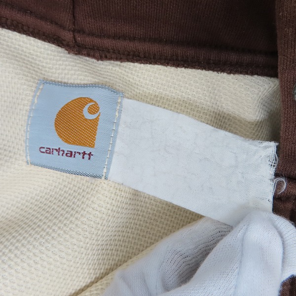 実際に弊社で買取させて頂いたCarhartt/カーハート ロゴ刺繍 ジップアップ パーカーの画像 2枚目