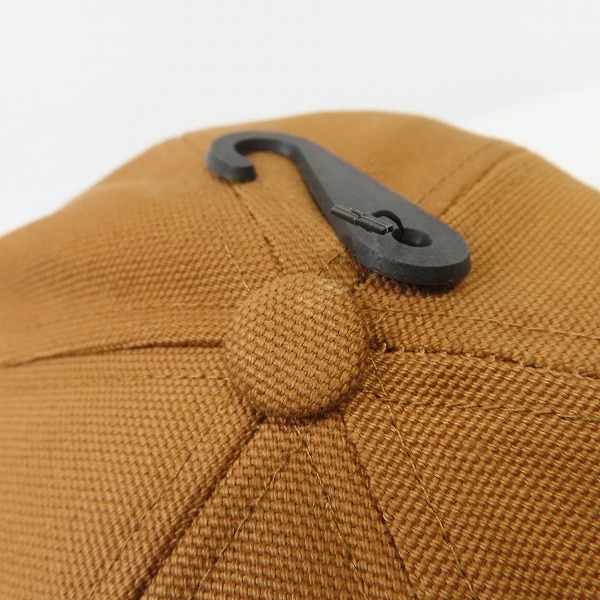 実際に弊社で買取させて頂いた(1)Carhartt/カーハート Firm Duck Flat Brim Cap ファームダック フラットブリム キャップ ブラウン AH1604-M の画像 8枚目