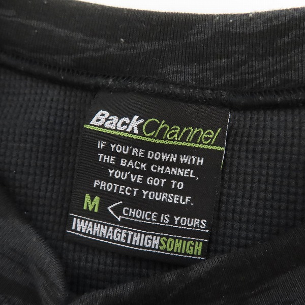 実際に弊社で買取させて頂いたBackChannel/バックチャンネル 刺繍 カモフラ/迷彩 カットソー/Mの画像 2枚目