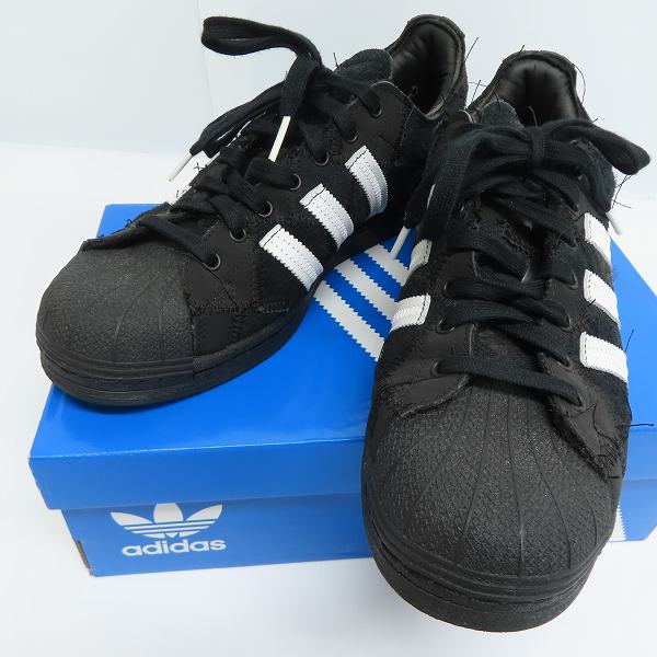 実際に弊社で買取させて頂いたRECOUTURE×atmos×adidas Originals/リクチュール×アトモス×アディダス Superstar Black/スーパースター GW3473/27.5