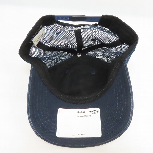 実際に弊社で買取させて頂いた(1)Carhartt/カーハート Canvas Mesh-Back Cap キャンバスメッシュバックキャップ AH0286-M/One Size Fits Allの画像 5枚目