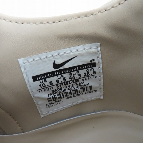 実際に弊社で買取させて頂いたNIKE/ナイキ AIR FORCE 1 DECONSTRUCT PRM エアフォース1 511454-200 28.5の画像 5枚目