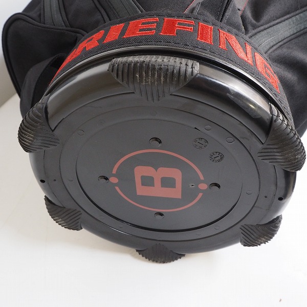 実際に弊社で買取させて頂いたBRIEFING/ブリーフィング CR-5 ゴルフ 9.5型 5分割キャディバッグ ブラックの画像 8枚目