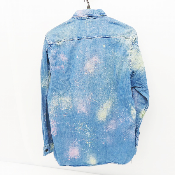 実際に弊社で買取させて頂いたPaul Smith/ポールスミス RED EAR/レッドイヤー ART DENIM SHIRT/デニムシャツ 192651/Mの画像 1枚目