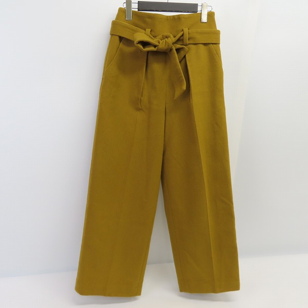 実際に弊社で買取させて頂いたBEAUTY＆YOUTH UNITED ARROWS/ビューティ&ユース ユナイテッドアローズ フラノ ベルト タック ワイドパンツ/S