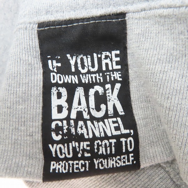 実際に弊社で買取させて頂いたBack Channel/バックチャンネル WAKE&BAKE プリント プルオーバーパーカー/Lの画像 4枚目