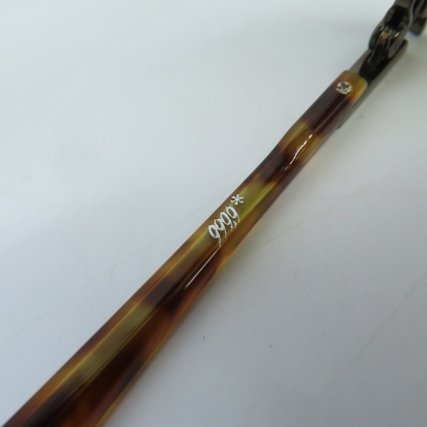 実際に弊社で買取させて頂いた999.9/フォーナインズ フルリム メガネフレーム アイウェア M-100の画像 5枚目