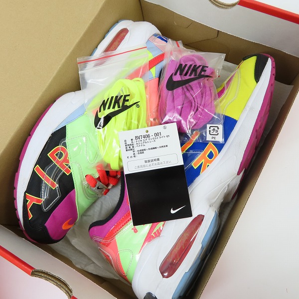 実際に弊社で買取させて頂いたNIKE×ATMOS/ナイキ×アトモス AIR MAX2 LIGHT QS/エアマックス2 ライトQS BV7406-001 27.5の画像 7枚目