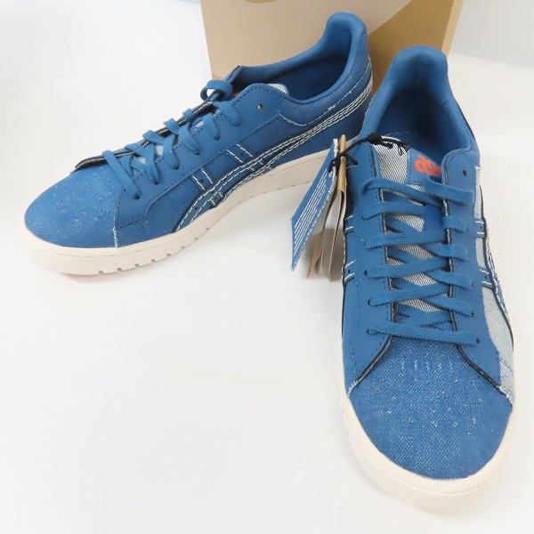実際に弊社で買取させて頂いた【未使用】ASICS×ATMOS/アシックス×アトモス GEL-PTG OKAYAMA DENIM/ゲルPTG 岡山デニム 1201A561-400/29