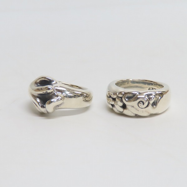 実際に弊社で買取させて頂いたBloody Mary/ブラッディマリー モチーフ リング 2点セット