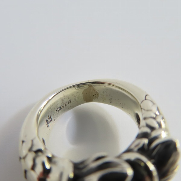 実際に弊社で買取させて頂いたBloody Mary/ブラッディマリー ブルーリープフィン リング 8号の画像 7枚目