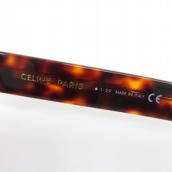 実際に弊社で買取させて頂いたCELINE/セリーヌ メガネフレーム フルリム CL50035Jの画像 4枚目