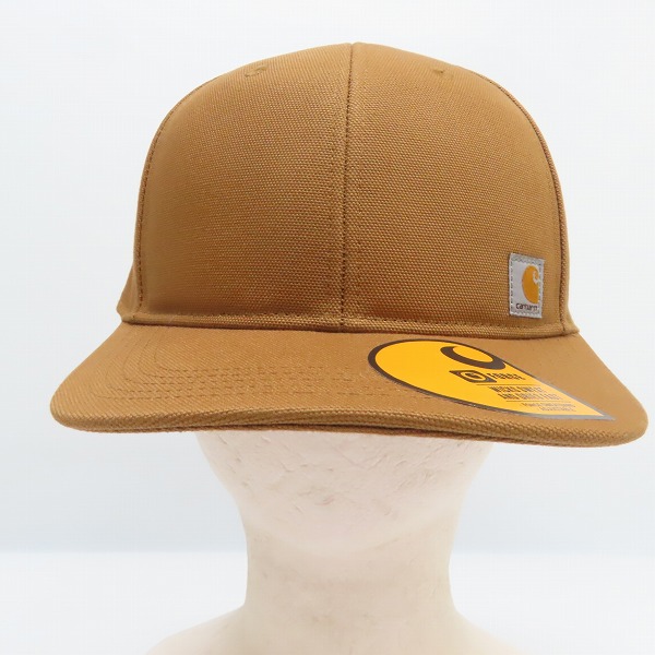 実際に弊社で買取させて頂いた(2)Carhartt/カーハート Firm Duck Flat Brim Cap ファームダック フラットブリム キャップ ブラウン AH1604-M/OSFAの画像 1枚目