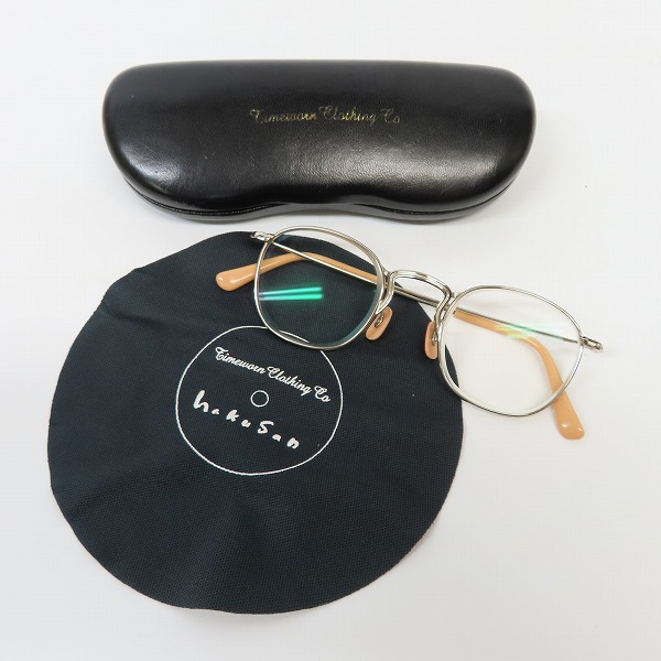 実際に弊社で買取させて頂いた白山眼鏡店×Timeworn Clothing Co/ハクサンガンキョウテン×タイムウォーンクロージング  DEFENDER メガネフレーム/アイウェアの画像 7枚目