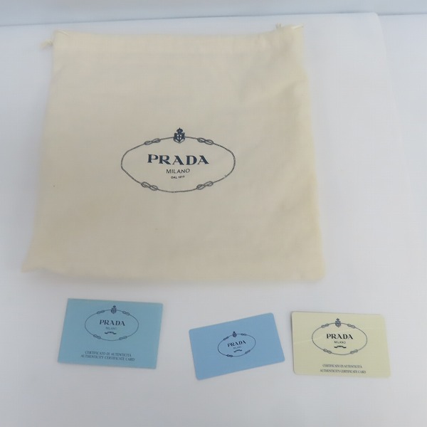 実際に弊社で買取させて頂いた【難有り】PRADA/プラダ チェーン ショルダー バッグ B1467Yの画像 8枚目