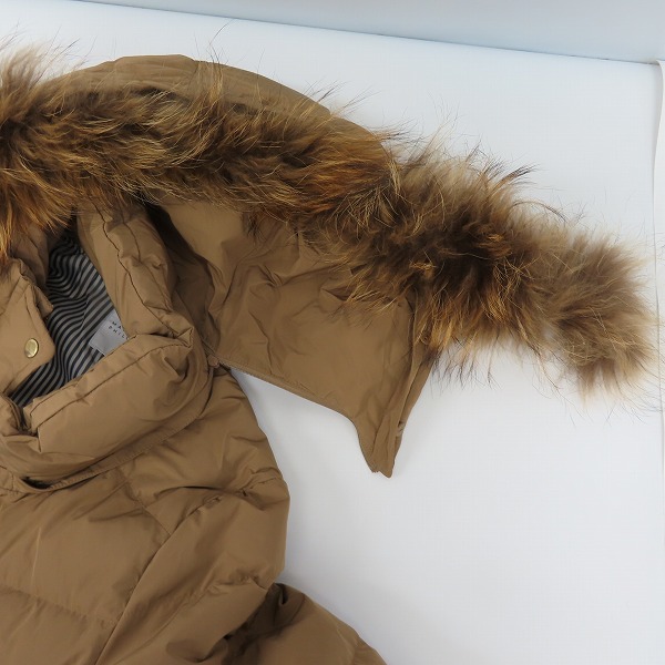 実際に弊社で買取させて頂いたMACKINTOSH PHILOSOPHY/マッキントッシュフィロソフィー タヌキファー ダウンコート H5A04-826-40/34の画像 7枚目