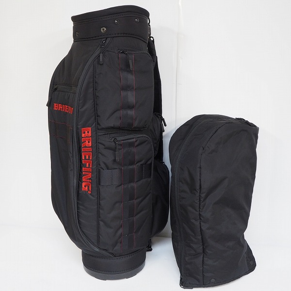 実際に弊社で買取させて頂いたBRIEFING/ブリーフィング CR-6 ゴルフ 8.5型 5分割キャディバッグ ブラックの画像 1枚目