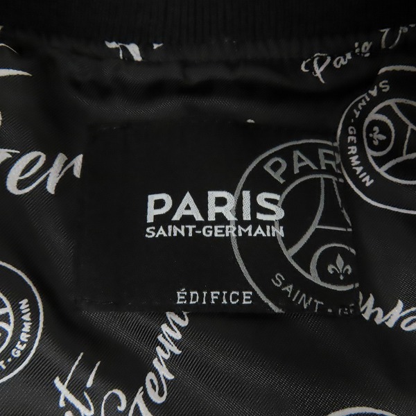 実際に弊社で買取させて頂いたEDIFICE×PARIS SAINT GERMAIN/エディフィス×パリサンジェルマン ヘビーサテン スカジャン/Mの画像 2枚目