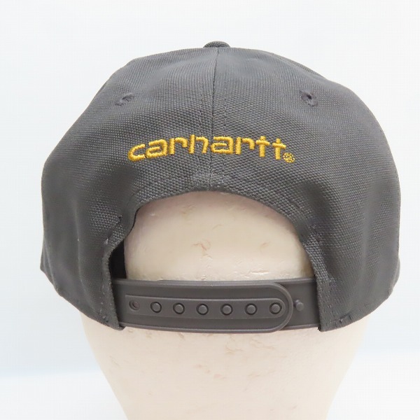 実際に弊社で買取させて頂いた(2)Carhartt/カーハート Firm Duck Flat Brim Cap ファームダック フラットブリム キャップ グレー AH1604-M/OSFAの画像 4枚目