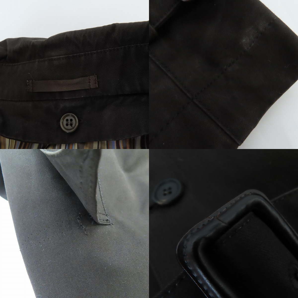 実際に弊社で買取させて頂いたPaul Smith LONDON/ポールスミス ロンドン ライナー付きロングコート/Sの画像 8枚目