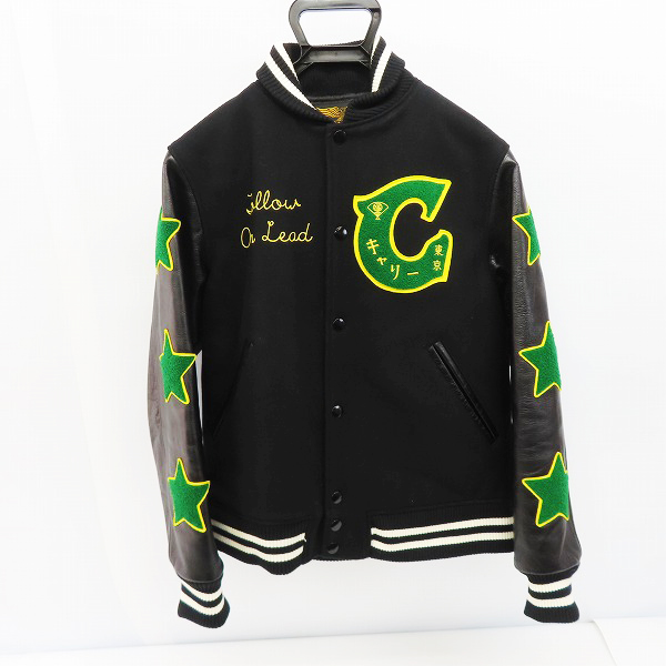 実際に弊社で買取させて頂いたCALEE/キャリー 19AW WAPPEN STADIUM JACKET 星/スター ワッペン付き スタジャン/M