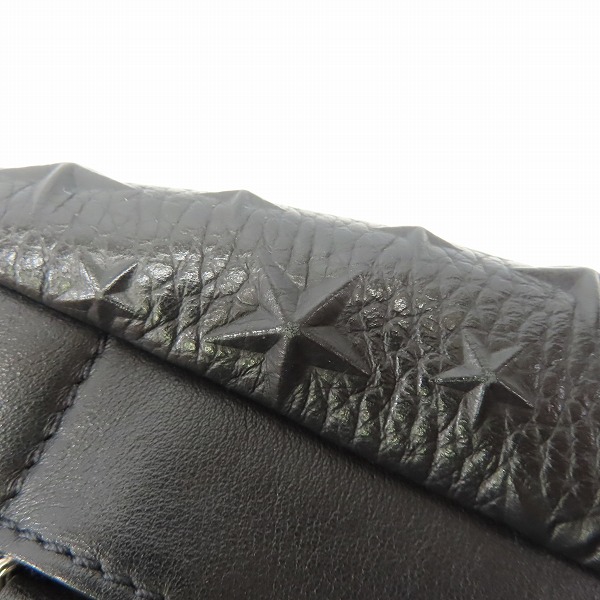 実際に弊社で買取させて頂いたJIMMY CHOO/ジミーチュウ デリー スターエンボス レザー ボディバッグの画像 7枚目