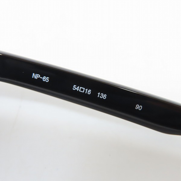 実際に弊社で買取させて頂いた999.9/フォーナインズ メガネフレーム/アイウェア/眼鏡 NP-65の画像 5枚目
