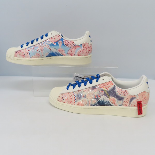実際に弊社で買取させて頂いた【未使用】adidas×atmos/アディダス×アトモス SUPERSTAR Mt FUJI/スーパースター 富士山 GX7791/29.0の画像 3枚目