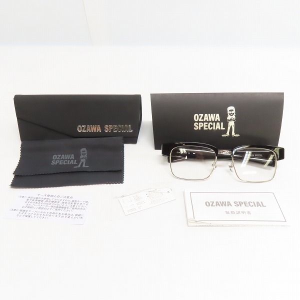実際に弊社で買取させて頂いた999.9/フォーナインズ OZAWA SPECIAL/オザワスペシャル メガネ アイウェア OZ-202 9002の画像 9枚目