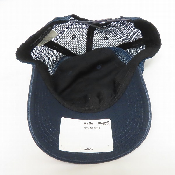 実際に弊社で買取させて頂いた(2)Carhartt/カーハート Canvas Mesh-Back Cap キャンバスメッシュバックキャップ AH0286-M/One Size Fits Allの画像 5枚目