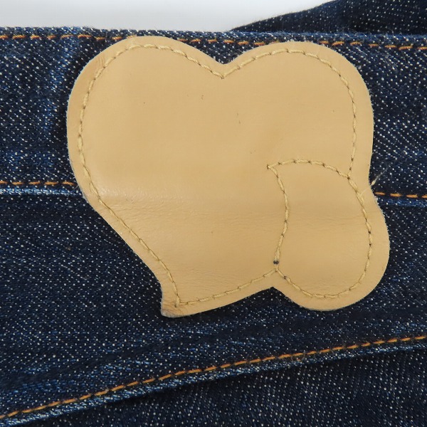 実際に弊社で買取させて頂いたNUMBER (N)INE/ナンバーナイン ハート涙/音符 デニムパンツ NNP-F808A/3×30の画像 6枚目