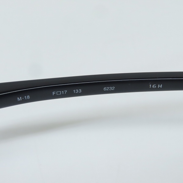 実際に弊社で買取させて頂いた999.9/フォーナインズ 度入り眼鏡/メガネフレーム M-18 6232の画像 6枚目