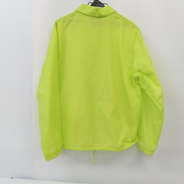 実際に弊社で買取させて頂いたCarhartt WIP/カーハートダブリューアイピー SCRIPT COACH JACKET コーチジャケット ライムイエロー/Mの画像 1枚目