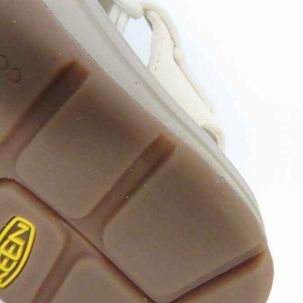 実際に弊社で買取させて頂いたKEEN/キーン Women's UNEEK ユニーク サンダル WHITECAP/CORNSTALK 1018698/24の画像 7枚目