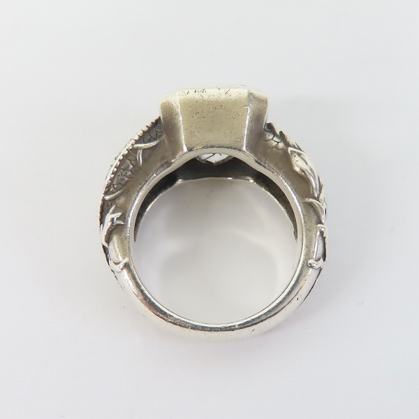 実際に弊社で買取させて頂いたBloody Mary/ブラッディマリー ユニバースリング 2006年Xmas限定 ブラックルチルクォーツ/21号の画像 5枚目