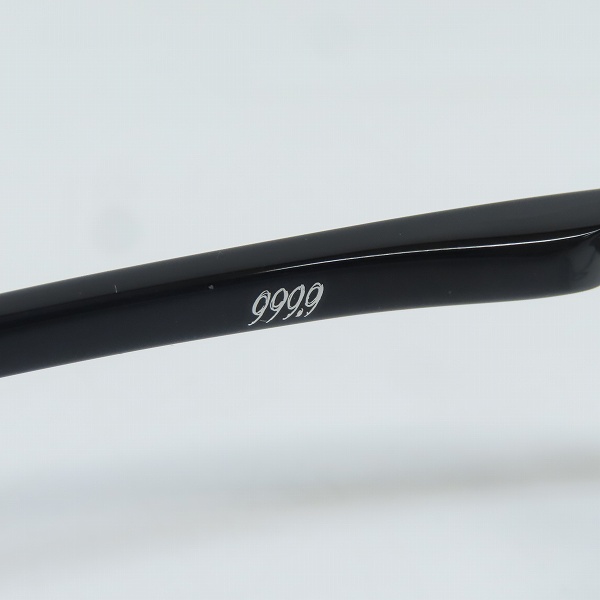 実際に弊社で買取させて頂いた999.9/フォーナインズ 度入り眼鏡/メガネフレーム M-18 6232の画像 7枚目