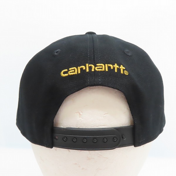 実際に弊社で買取させて頂いた(8)Carhartt/カーハート Firm Duck Flat Brim Cap ファームダック フラットブリム キャップ ブラック AH1604-M/OSFAの画像 4枚目