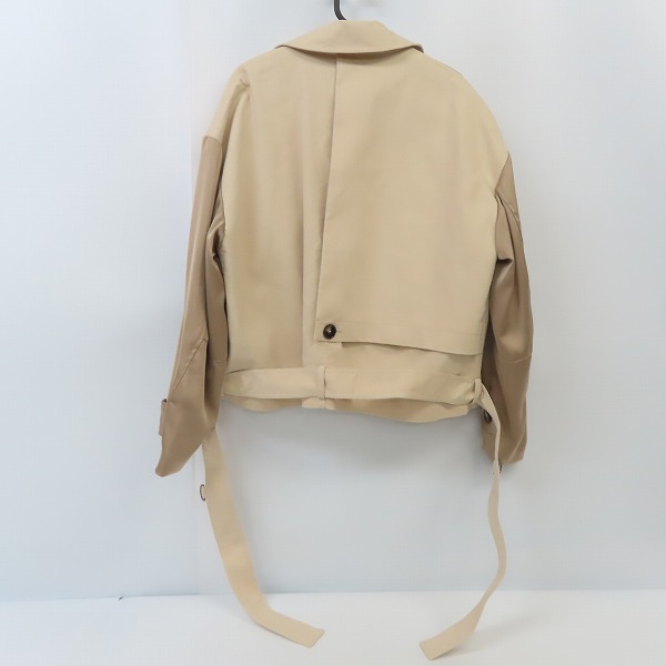 実際に弊社で買取させて頂いたHARE/ハレ 切替トレンチショートジャケット/Sの画像 1枚目
