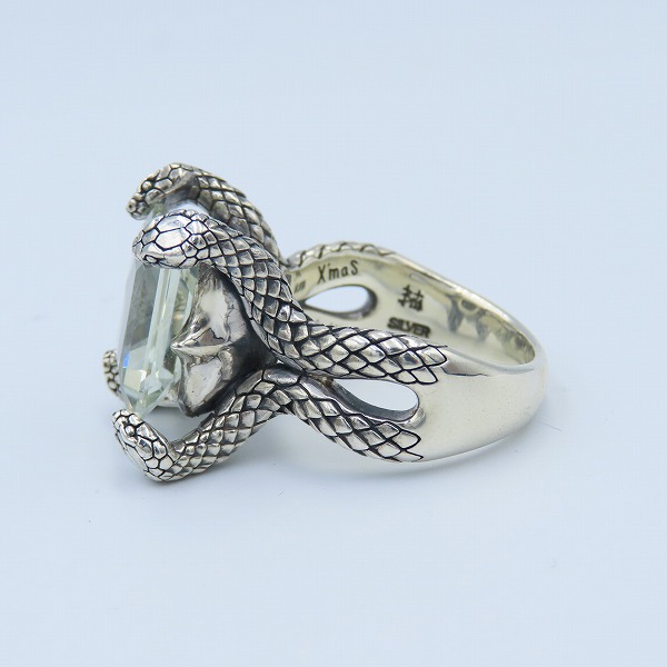 実際に弊社で買取させて頂いた【ギャラ付き】Bloody Mary/ブラッディマリー 2010 Xmas TRANSGRESSION スネークモチーフ w/グリーンアメジスト 21号の画像 2枚目