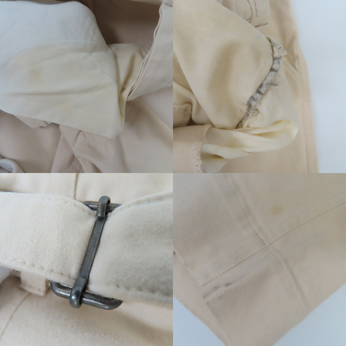 実際に弊社で買取させて頂いたANN DEMEULEMEESTER/アン ドゥムルメステール コットンパンツ シンチバック/XSの画像 7枚目