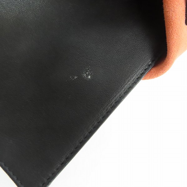 実際に弊社で買取させて頂いたCELINE/セリーヌ ホリゾンタル カバ型 バイカラー レザートートバッグの画像 5枚目