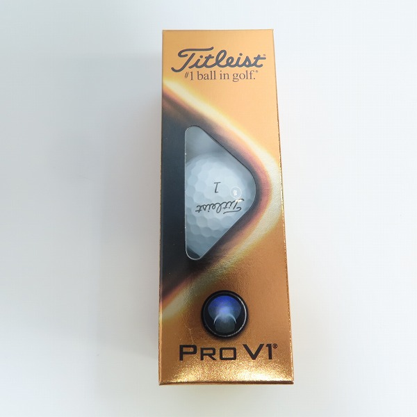 実際に弊社で買取させて頂いた【未使用/オウンネーム】Titleist/タイトリスト PRO V1 ゴルフボール 3ダースの画像 2枚目